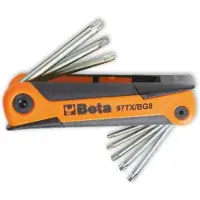 Beta Utensili T9/t10/t15/t20/t25/t27/t30/t40 Schraubenschlüssel 8 Stücke