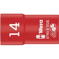 Wera 05004958001, Buchse, 3/8", Metrisch, 1 Kopf/Köpfe, 14 mm, 46 mm