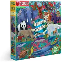 Eeboo Quadratisches Puzzle Planet Erde 1000 Teile
