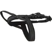 Hurtta Norweger Geschirr schwarz, Größe: 35 cm / Halsumfang: max. 37 cm