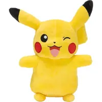 Jazwares Pokemon Plüschfigur Wave 6 (30cm) Kuscheltier Stofftier-Pikachu zwinkernd