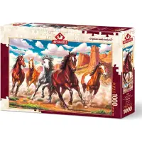 Art puzzle Puzzle Wildpferde im Tal 1000 Teile