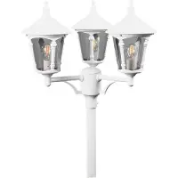 Konstsmide Laterne Lampe Virgo 3-Licht weiß