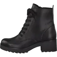 Marco Tozzi Damen Schnürstiefel in Schwarz, Größe 41