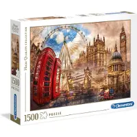 Clementoni Vintage London, 1500 Stück(e), Stadt, 14 Jahr(e)