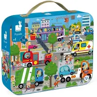 Janod Puzzle Kinder Puzzle 4 Jahre 36 St Stadt