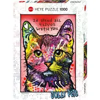 Heye Puzzle 9 Lives, 1000 Teile, 1000 Stück(e), Kunst