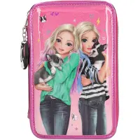 TOPModel 10689 TOPModel 3-fach Federtasche Friends Hund pink