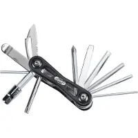 Bbb Cycling PrimeFold L, Werkzeug für Fahrräder, Fahrrad-Universalwerkzeug, Aluminium, Blau, Aluminium, T25, 2,2.5,3,4,5,6,8 mm