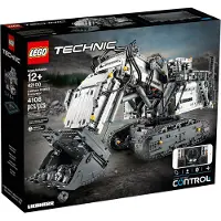LEGO 42100 Technic Control+ Liebherr Bagger R9800, ferngesteuerter Bagger, RC Fahrzeug, Spielzeug für Kinder und Erwachsene