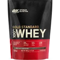 Optimum Nutrition 100 % Whey Gold Standard, Double Rich Chocolate, Pulver 465 g
