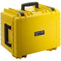 B & W International Case Type 5500 RPD gelb mit Facheinteilung