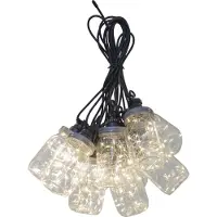 Star Trading 476-82, Girlande, Schwarz, Warmweiß, 4,5 m, Schwarz, IP44