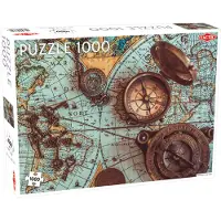 Tactic Lover's Special: Vintage Sea Map - 1000 pcs, 1000 Stück(e), Kunst, 9 Jahr(e)