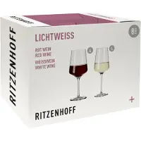Ritzenhoff LICHTWEISS JULIE WEIß- UND ROTWEINGLAS-SET #3 VON NADINE NIGGEMEIER