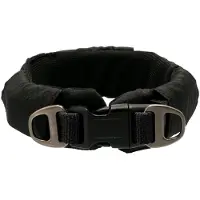 Dogman Emmi Gepolstertes Halsband Verstellbar Schwarz S (35mm x 40-68cm)