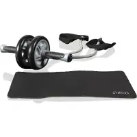 Gymstick Doppel-Trimrad mit Widerstandskabel und Trainingsvideos