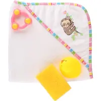 Heless Puppen Bademantel mit Accessoires