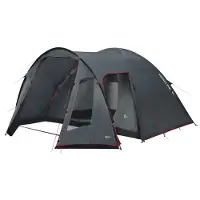 High Peak Tessin 5 Campingzelt Vorbau 2 Eingänge FamilienZelt 5 Personen extra hoher Eingang doppelwandig 2000 mm wasserdic