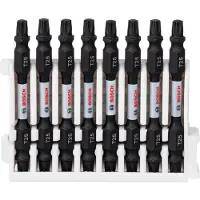 Bosch Impact T25-t25x8 65 Mm Screwdriver Tip 8 Units Durchsichtig
