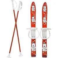 Marmat - Panoplie Ski 70 cm Blanc - Set (Ski und Bindungen)