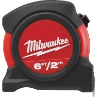 Milwaukee Tape measure NON magnetic metric / imperial 2 m / 6 ft