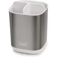 Joseph Joseph Zahnbürstenhalter Badezimmer Steel EasyStore Weiß