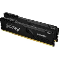 Kingston Technology FURY Beast 16GB 3200MT/s DDR4 CL16 DIMM (2er-Kit) Black, 16 GB, 2 x 8 GB, DDR4, 288-pin DIMM