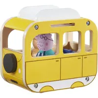 Sonstige Verlage Peppa Pig - Wohnmobil aus Holz mit Figur 07388