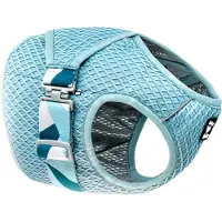 Hurtta Cooling Wrap Kühlweste rosa oder blau, Farbe:blau, Größe:55-65cm