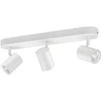 WiZ Connected IMAGEO 3 x einstellbarer Spot, Bluetooth, Weiß, LED, Metall, GU10, 2200 K