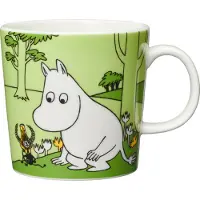 Arabia Mumin Becher 30 cl Mumin grasgrün
