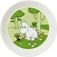 Arabia plate 19cm Moomintroll grassgreen 1027441
