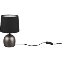 TRIO - Tischlampe MALU - Grau - 16x16x26 cm