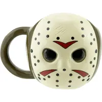Paladone Friday the 13th Keramiktasse - Jason Mask Shaped Mug (500 ml)