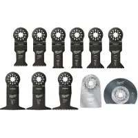 Milwaukee Multitool Starlock Zubehür-Set Universal 11-teiliges Set