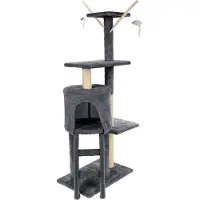Huismerk Kratzbaum 45x30x110 cm Grau