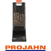 Projahn Kunststoff Kassette DIN 338 Typ SN 25-tlg. 1 - 13 mm/0,5 stgd.