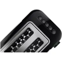 Braun HT 5015 BK, 2 Scheibe(n), Schwarz, Edelstahl, Tasten, 1000 W