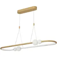 Lyora CELIA LED Pendelleuchte Satin 45W Warmweiss 100x29x120cm dimmbar 9820602
