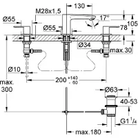 GROHE 20208002, Waschbecken