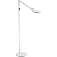 FABAS LUCE Regina - Verstellbare weiße LED-Stehleuchte aus Metall, H. 135 cm. - Integriertes 9-W-LED-Licht, CCT (3000 K, 4000 K, 5000 K, 6000 K).