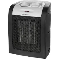 Emerio PTC-Heizlüfter FH-106145 – 20m² – 2 Heizstufen – einstellbarer Thermostat – Kontrollleuchte – Ventilationsfunktion – Kippschutz – 1800W