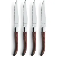 Amefa Royal Steak Brown 2520 Steakmesser 4 Stück in Holzbox