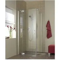 Kermi Pendeltür FILIA XP 1WR 10020, FX1WR10020VAK, Farbe: Silber Hochglanz Echtglas klar
