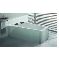 Hoesch Largo Trapezbadewanne 1800 x 1400 mm links weiß - 3705.010