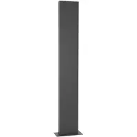 ML-Design Briefkastenständer Höhe 170 cm Freistehend aus Edelstahl in Anthrazit