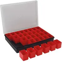 Velleman - Sortimentskasten - 330 x 247 x 54 mm - 32 Herausnehmbare Fcher - 4,4 L