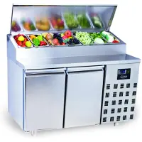 CombiSteel Saladette 2 Türen 7X 1/3Gn Behälter