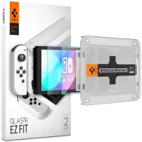 Spigen TEMPERED GLASS SPIGEN GLAS.TR EZ FIT 2-PACK NINTENDO SWITCH OLED